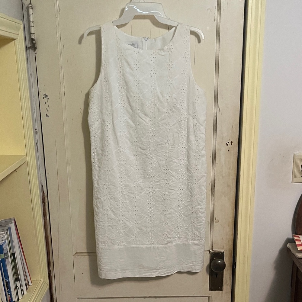 Van Heusen White Eyelet Mini Dress